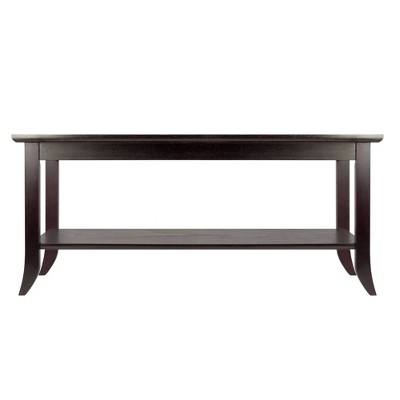 Winsome Coffee Table : Amazon Com Winsome Genoa Rectangular Coffee Table With Glass Top And Shelf Everything Else / Click here for more detail.