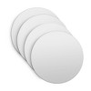 Americanflat Adhesive Mirror Tiles - Circular Domino Dot Design - Peel and Stick Mirrors for Wall. (4pcs Set) - image 4 of 4