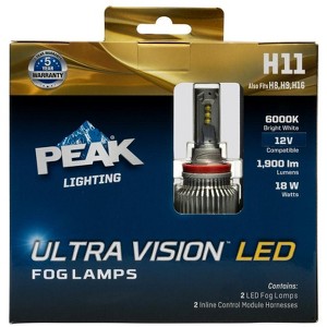 Peak Ultra Vision LED Fog Automotive Bulb H11 - 1 of 1