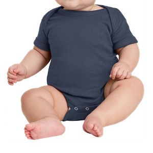Mafoose Infant Short Sleeve Baby Rib Bodysuit - 1 of 4