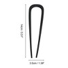 Unique Bargains Women's U-shaped Hair Pin 1 Pc - 4 of 4