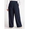 ELOQUII Women's Plus Size Trouser With Waistband Tabs - image 4 of 4