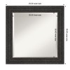 Amanti Art Attic Aged Beveled Wood Framed Bathroom Vanity Wall Mirror - 3 of 4