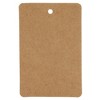 Blue Panda 200 Pack Large Kraft Paper Gift Tags, Merchandise Tags, for Weddings, Birthdays, Party Favors, Brown, 3.5 x 2.3 In - 4 of 4