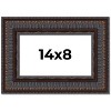 PosterPalooza | Photo Size 3.5" Wide Ornate Brown Frame - UV Acrylic, Foam Board Backing, Hanging Hardware - 2 of 4