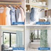 LunaLulinlk Shower Curtain Rod, Adjustable 32-61 Inch Spring Tension Shower Rods for Bathroom or Window - 4 of 4