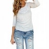 Women's A Touch of Crochet Open Back Top - Hem & Thread - 4 of 4