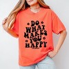 Simply Sage Market S.W.Smiley Makes You Happy Smiley Face Garment Dyed Tee - 2 of 4