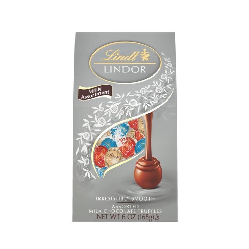 Lindt Lindor Assorted Milk Chocolate Truffles 6oz Target