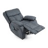 Coosa Contemporary Pillow Tufted Massage Recliner Charcoal - Christopher  Knight Home : Target