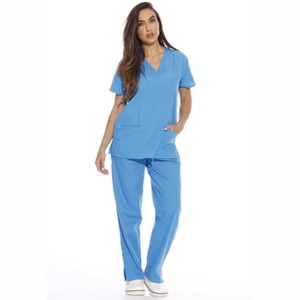 Just Love Women's Nursing Scrub Set - Six Pockets, V-Neck, Cargo Pant for Comfortable Workwear - 1 of 3
