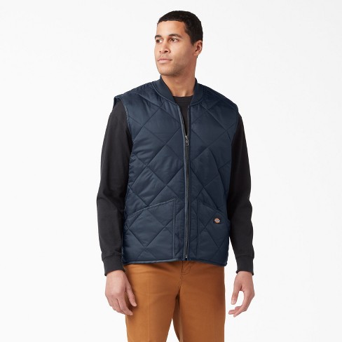 Dickies Diamond Quilted Vest, Dark Navy (dn), M : Target