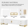 Modern 70.9" TV Stand for 75" TVs, Entertainment Console with 4 Drawers & Cabinet, Wave Groove Door, Media Storage Unit with Cable Management - 2 of 4