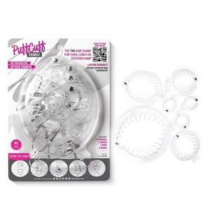 PuffCuff Family Pack - Orig, Junior, Mini, Micro and Teeny - For Thick, Curly, Textured Hair - Painless, Damage-Free Styling Tool - 1 of 4