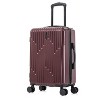 InUSA Drip Lightweight Hardside Carry On Spinner Suitcase - Wine - 2 of 4