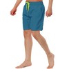 TATT 21 Men's Holiday Beach Elastic Waistband Surfing Mesh Lining Solid Board Shorts - 4 of 4