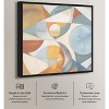Art Remedy Saturated Geos Boho Neutral Abstract Wall Art Framed - 3 of 4