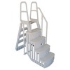 Main Access 48 to 54" Step Ladder for Above Ground Swimming Pools with Mountable Smart Color Changing LED Light and Remote Control - 2 of 4