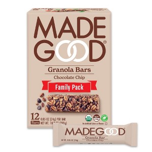 MadeGood Chocolate Chip Granola Bar - 10.2oz/12ct - 1 of 4