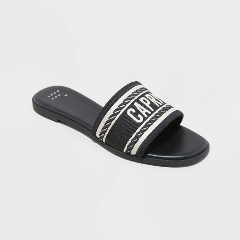 Target womens cheap black sandals