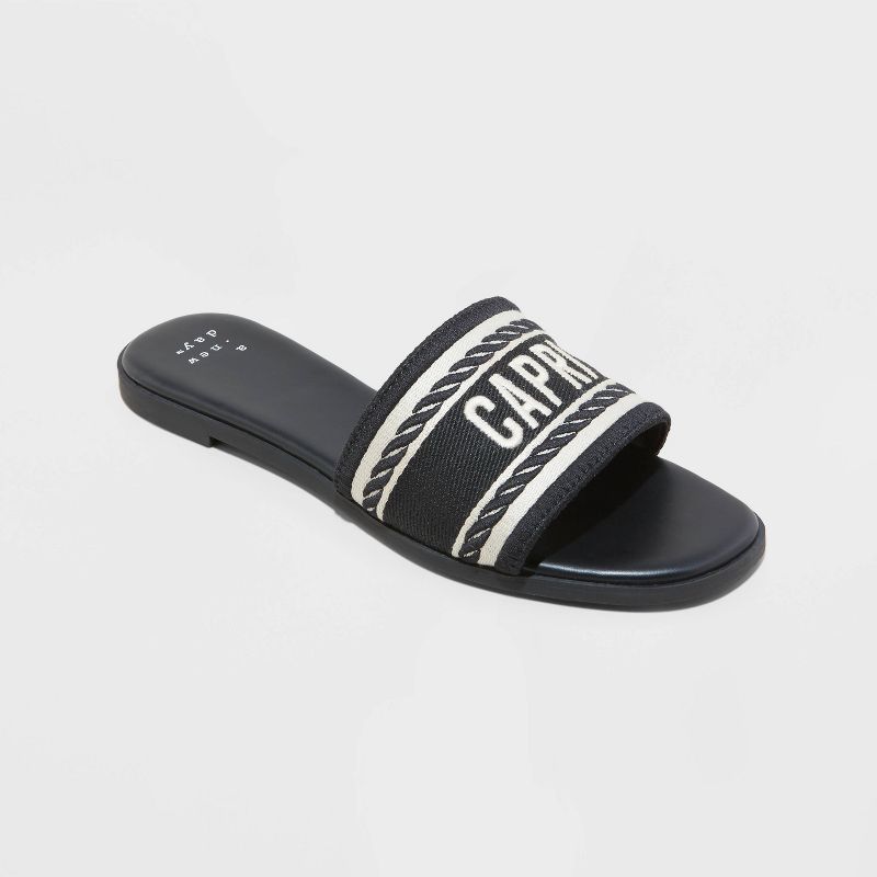 Women&#39;s Nat Slide Sandals - A New Day&#8482;, 1 of 12