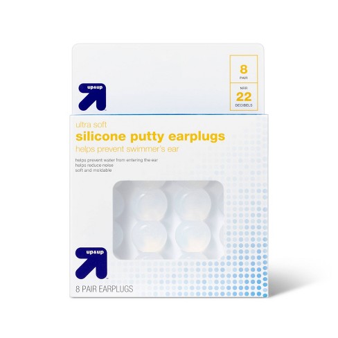 Equate Soft Silicone Ear Plugs with Carrying Case, 2 pairs 