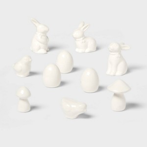 10pc Ceramic Easter Figurines - Spritz™ - 1 of 3