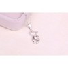 Simon Kitty Cat Pendant Necklace for Women Sterling Silver Cz Ginger Lyne Collection - 2 of 4