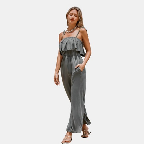 Women's Drawstring Jogger Jumpsuit - Cupshe : Target