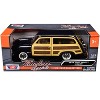 1949 Ford Woody Wagon Dark Blue 1/24 Diecast Model Car by Motormax - 3 of 3