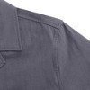 Men's Linen Shirts Short Sleeve Casual Button Down Shirts Lightweight Summer Beach Shirt with Pocket - 4 of 4