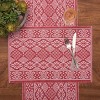 C&F Home Scandinavian Jacquard Cotton Woven Placemats - 3 of 4