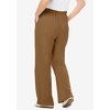 Woman Within Plus Size 7-Day Knit Wide-Leg Pant - 3 of 4