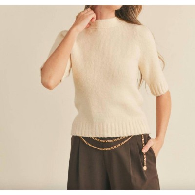 Women's Tied Back Sweater - SUGARLIPS