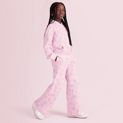 LoveShackFancy x Target Girls' Sophia Roseheart French Terry Hooded Sweatshirt - LoveShackFancy x Target Rose Pink XXL — фото 3