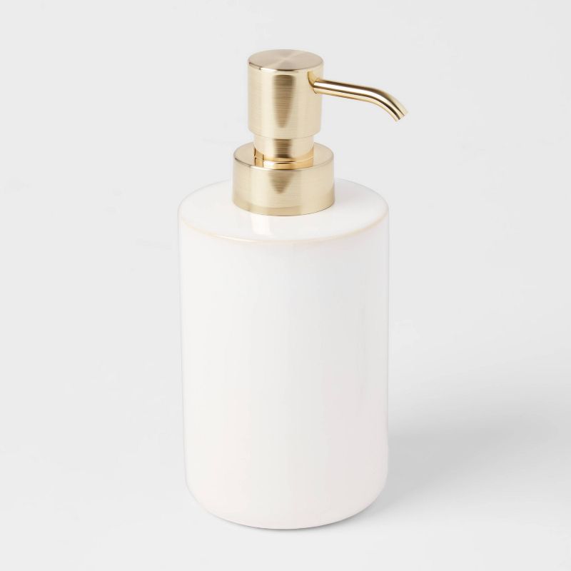 Ceramic Foaming Soap Pump White - Threshold&#8482;, 5 of 8