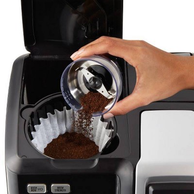 Proctor Silex Black Electric Blade Coffee Grinder with Sound Shield