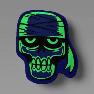 Glow in the Dark Mummy Pillow white/black - Hyde and EEK! Boutique™ - 1 of 4