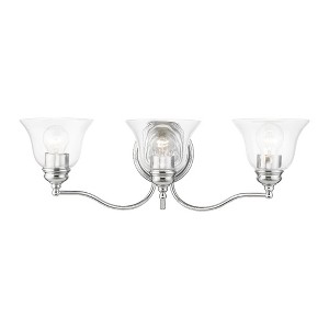 Livex Lighting Moreland 3 - Light Vanity in  Polished Chrome - 1 of 4