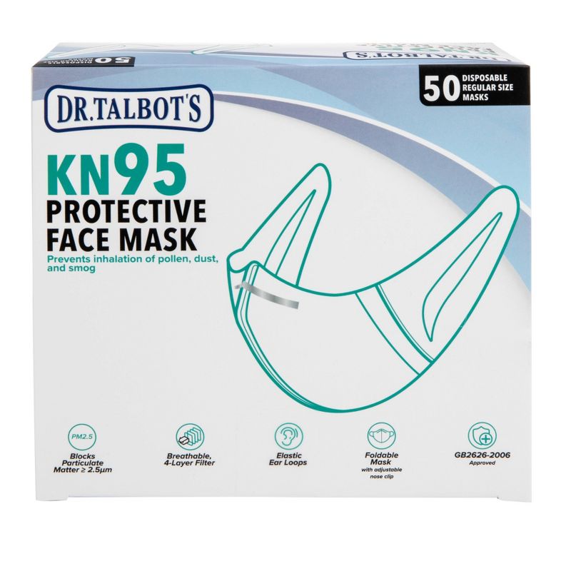 Dr. Talbot&#39;s KN95 Protective Face Mask, 1 of 9