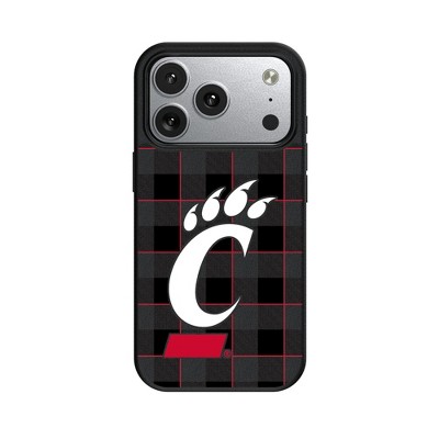 NCAA Big 12 Universities Plaid MagSafe Compatible Cell Phone Case for Apple iPhone 17 Series