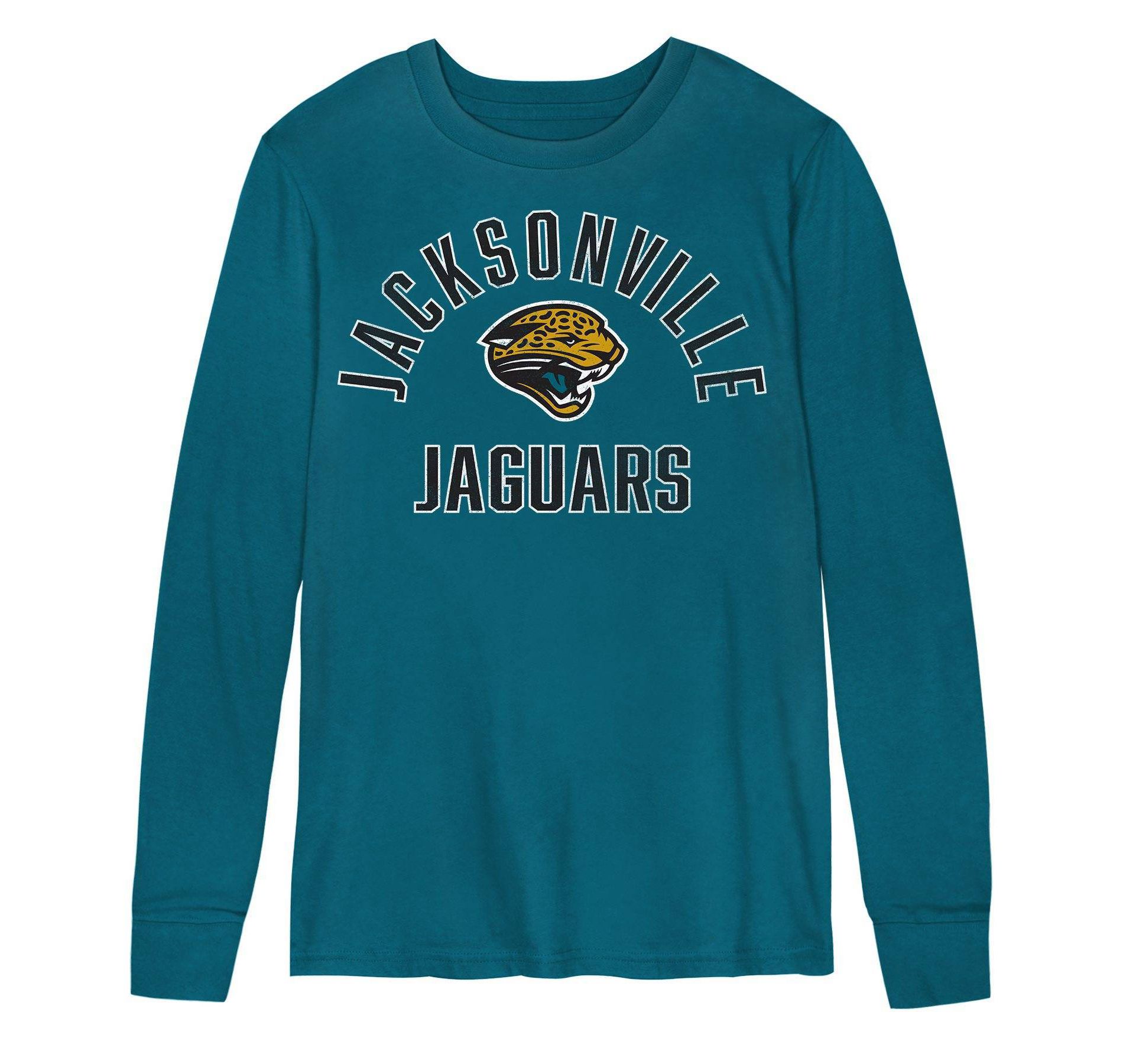 NFL Jacksonville Jaguars Boys' Long Sleeve Core T-Shirt