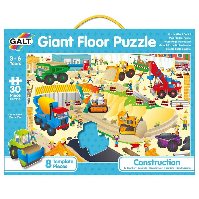 Galt Toys Construction Site Floor Puzzle - 30pc, 1 of 4
