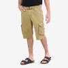 X RAY Men's Belted 12.5" Inseam Knee Length Cargo Shorts (plus size shorts in available) - 3 of 4