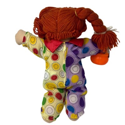 Детские куклы Doll Clothes Superstore Colorful Clown Costume with Pumpkin Bucket for 15-16 Inch Cabbage Patch Kid Dolls — фото 4