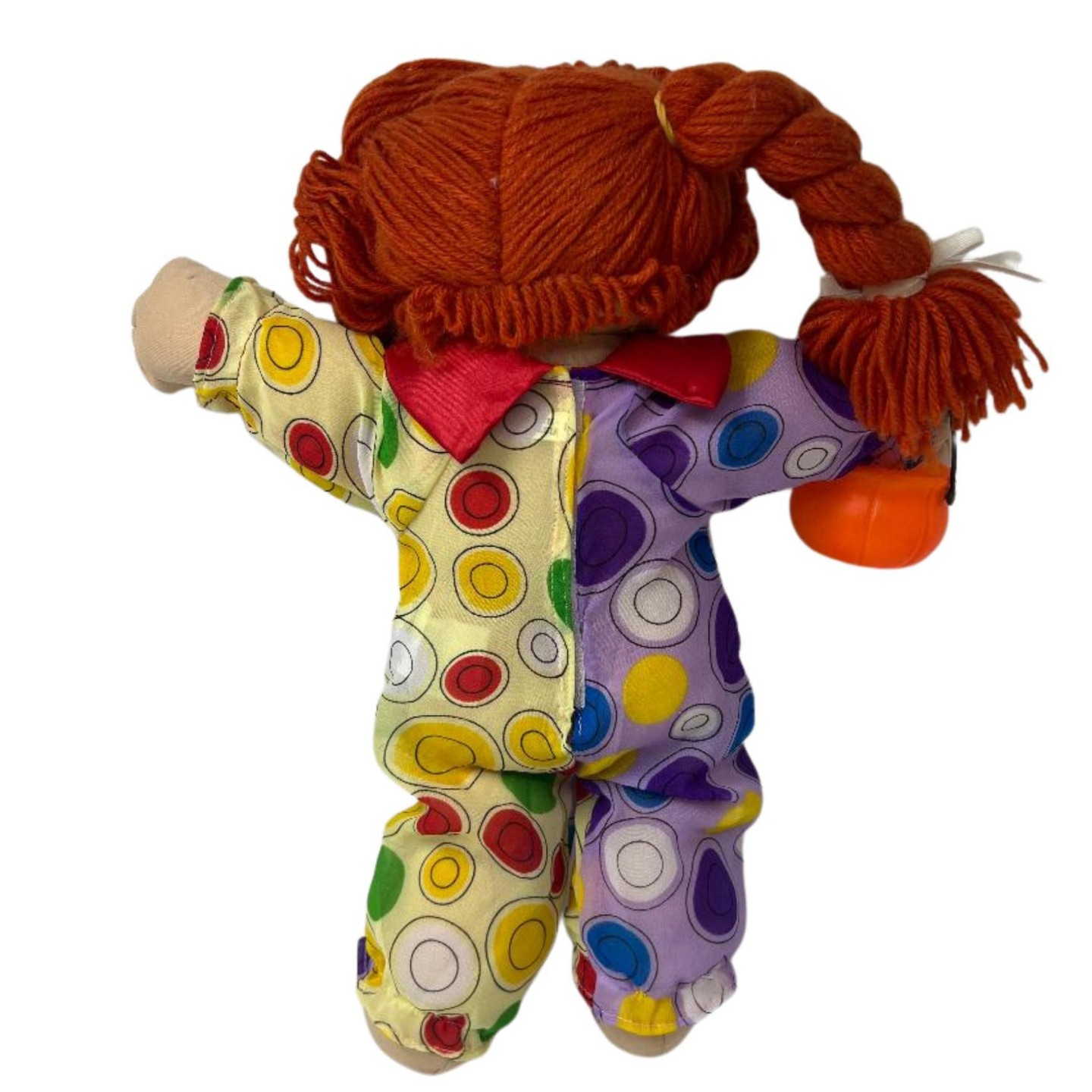 Детские куклы Doll Clothes Superstore Colorful Clown Costume with Pumpkin Bucket for 15-16 Inch Cabbage Patch Kid Dolls — фото 4