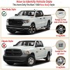 6.3 Inch Running Boards Compatible with Dodge Ram 1500 Crew Cab 2019 2020 2021 2022 2023 2024(New Body Only),Aluminum Alloy Side Steps Nerf Bars - 3 of 4