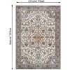 Boho Runner Rug – Soft, Non-Slip, Washable, Vintage Print for Hallway, Bedroom & Living Room - 2 of 4