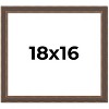 PosterPalooza | Elegant Brown Picture Frame - UV Acrylic, Backing Board, Hanging Hardware Included - 2 of 4