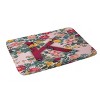 Deny Designs Burcu Korkmazyurek Summer Botanical Monogram Memory Foam Bath Mat - 2 of 4